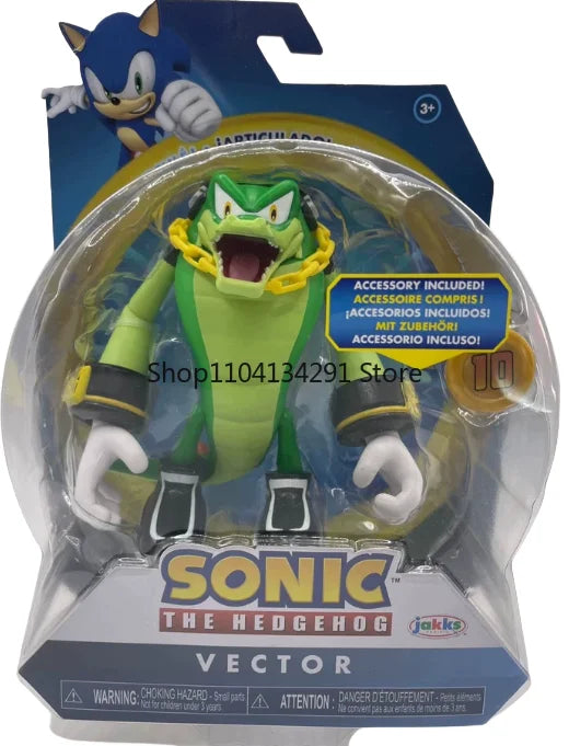 Original JAKKS Sonic The Hedgehog 5-inch Articulated Action Figure Collectible - Rare Birthday Gift for Kids