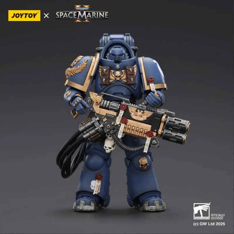 JOYTOY Warhammer 40K Ultramarines Heavy Relic Primus Armor Cooperative Game Line 3 Action Figure 1/18 Tabletop Ornament Model