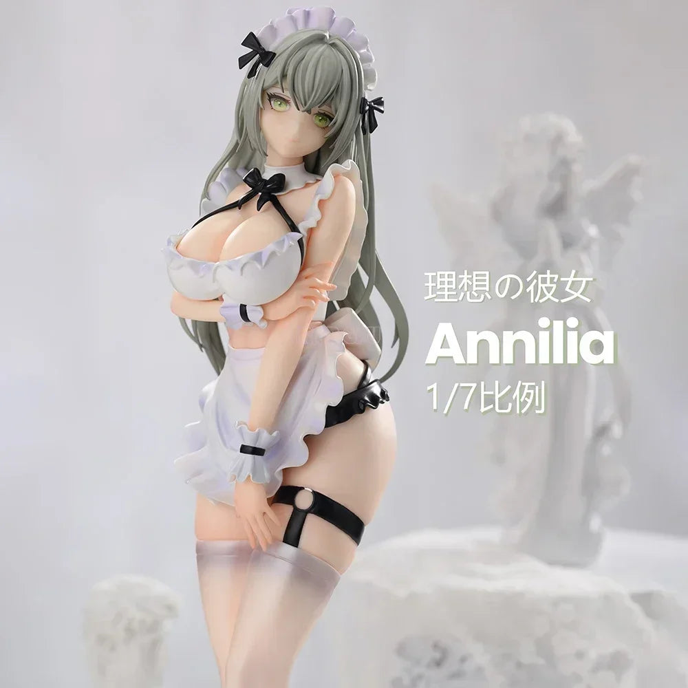 Original Ideal Girlfriend Housemaid Annilia 1/7 Figure HEALING Japanese Anime PVC Action Figure Toy Game Collectible Model Doll