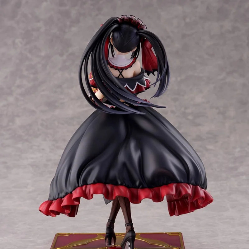 New Date A Live Kurumi Tokisaki 'Nibelcole' Anime Figure Gothic Lolita Spirit Collector Statue Desktop Ornaments Model Toy Gift