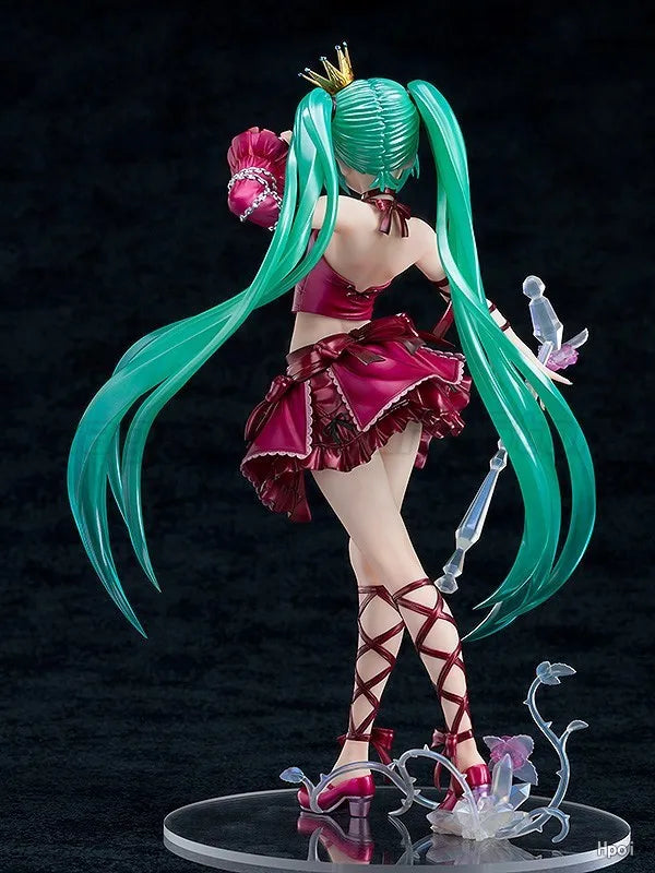 【MT】Original Max Factory VOCALOID Hatsune Miku Project DIVA DIVA- 2nd Burgundy Dress Ver 1/7 Scale Figure Toy Collection Model