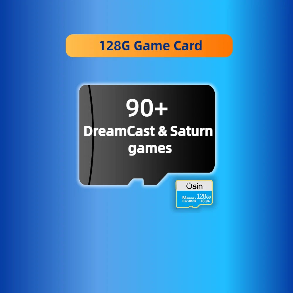 Game Card For Anbernic RG406V RGCUBE RG405V TF Retro Games PS2 PSP PS1 Android Portable Handheld Gaming SD Card High Speed 128G