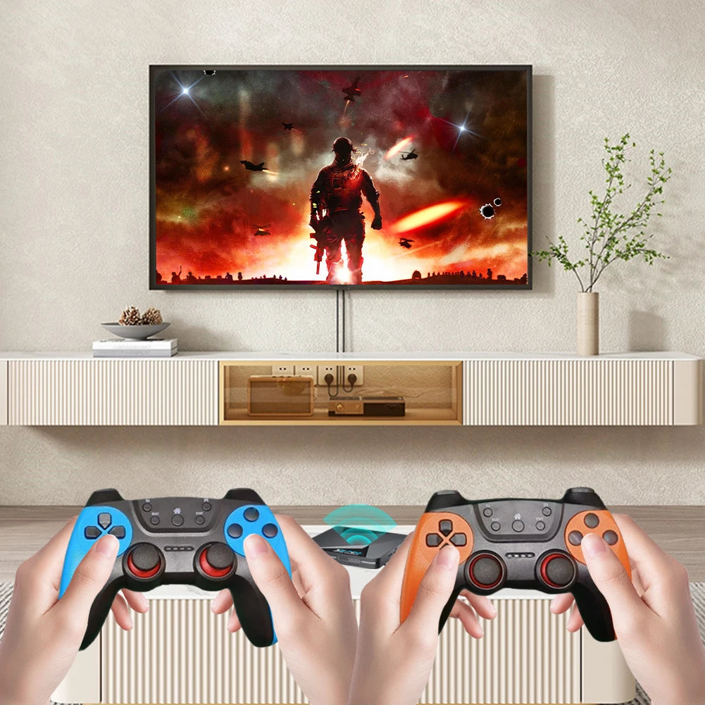 Videospielkonsole, über 65.000 Spiele, Super Console, über 60 Spiele-Emulatoren, 2,4 G/5 G, BT 4.3 für DC/Arcade/MAME/Sega für Saturn 