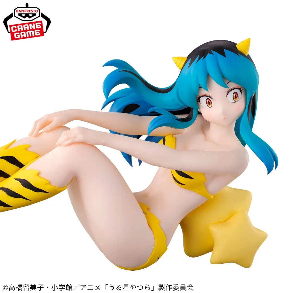 In Stock Bandai Original Genuine Banpresto Urusei Yatsura Relax Time LUM 4 Lamu 13cm Collections Model Toy Figures Birthday Gift