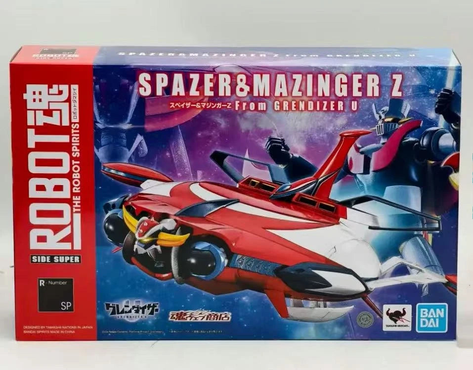 Original BANDAI THE ROBOT SPIRITS GENDIZER SPAZER MAZINGER Z action figures gift collection toys