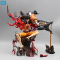 26cm One Piece Anime Figures Monkey D Luffy Action Figurine Collectible PVC Model Doll Sitting Statue Toy Decoration Kids Gifts