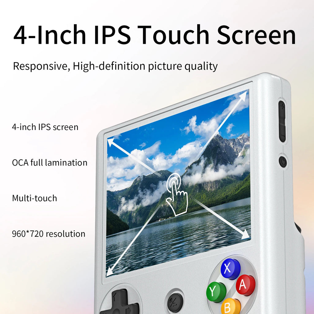 Anbernic RG406V Android 13 Handheld Game Console 4" HD IPS 8GB RAM 128GB Storage RGB Lighting Game Player 5500mAh Hall joystick