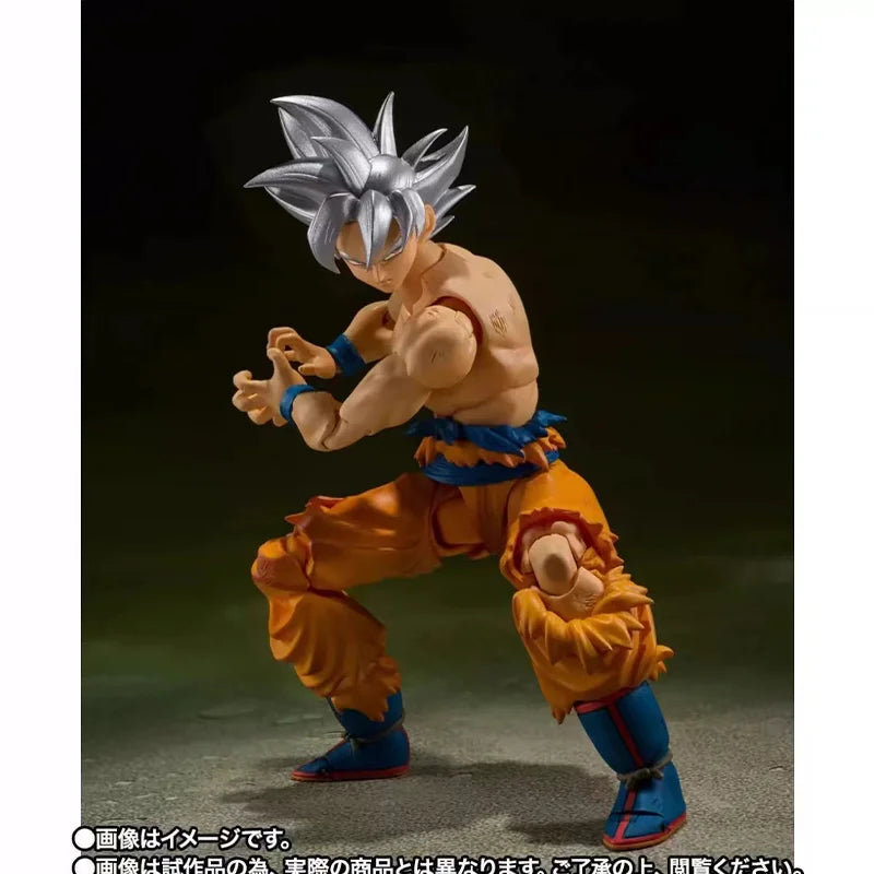 In Stock Original Bandai S.H.Figuarts SHF Dragon Ball Z Son Goku Ultra Instinct Toyotaro Edition VJ30TH Anime Model Toys