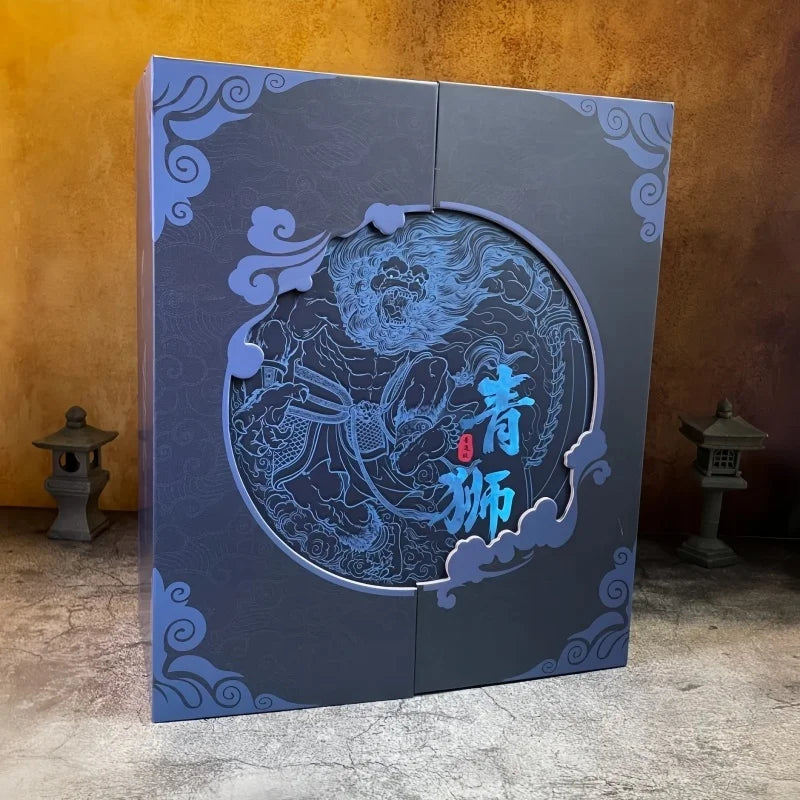 New Original In Stock Nottaa Blue Lion Demon Sealing List YM005 Action Figure Model Toy Collectible Desktop Ornament Toys Gifts