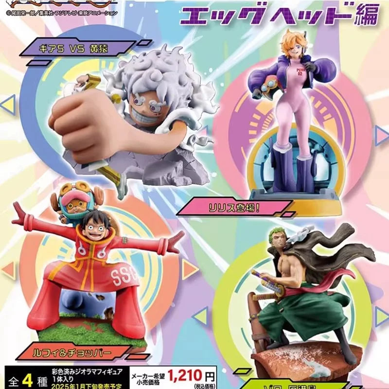 In Stock Megahouse One Piece Box Egg Logbox Egg Island Action Figures Luffy Gear 5 Zoro Chopper Collectible Toys Birthday Gifts