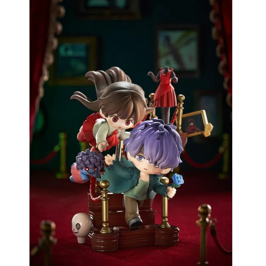 ‌Original ‌Brand New GSC Ib The Horror Art Gallery Q Version Model Ib & Garry Static Official Figure Anime Collectible Statue