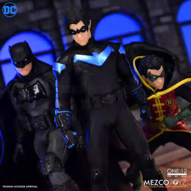 【In Stock】MEZCO ONE:12 Batman Nightwing 6-inch Action Figure Model Toy