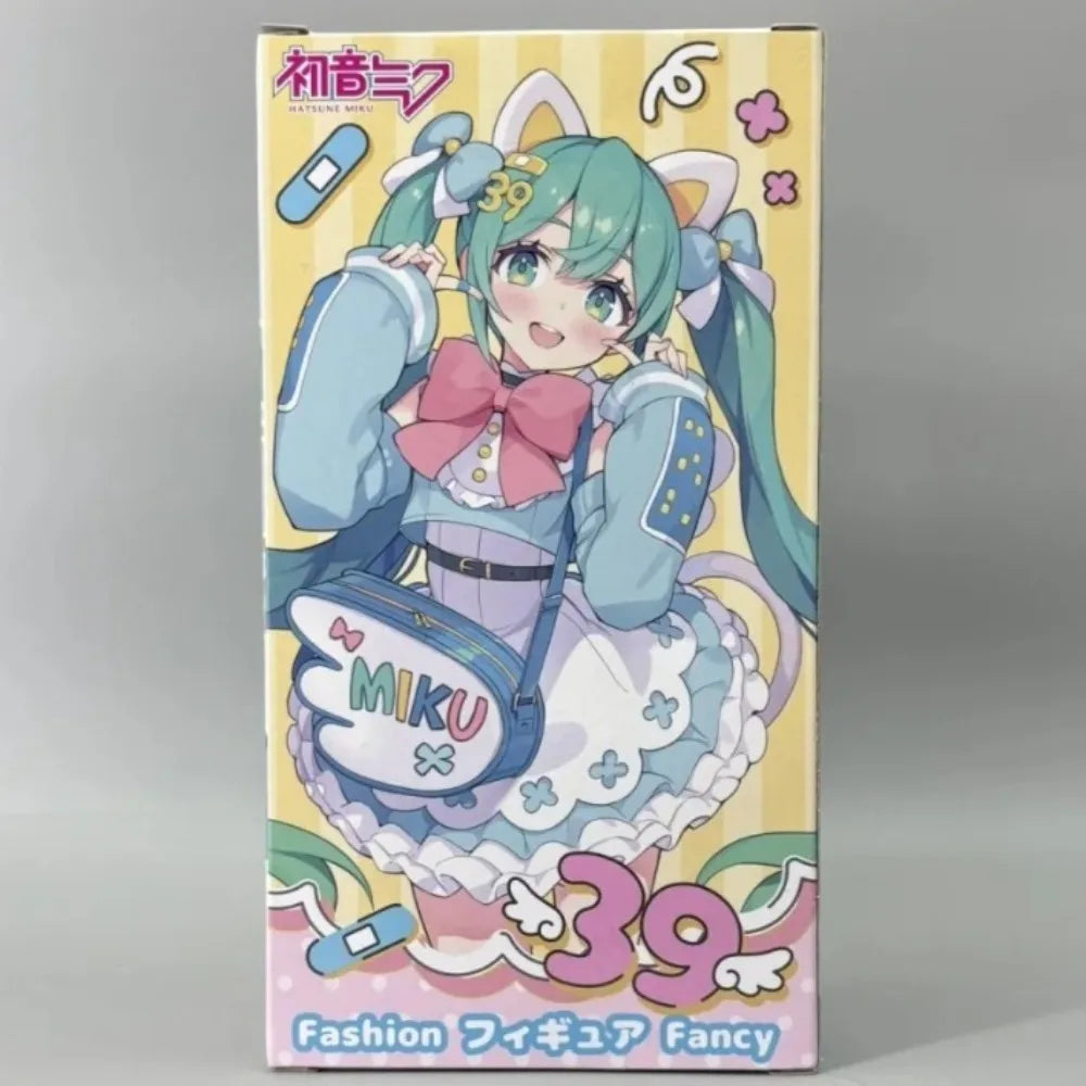 In Stock Taito Original Genuine Piapro Characters Hatsune Miku Fashion Series Fancy 18cm Collections Model Toy Figures Xmas Gift