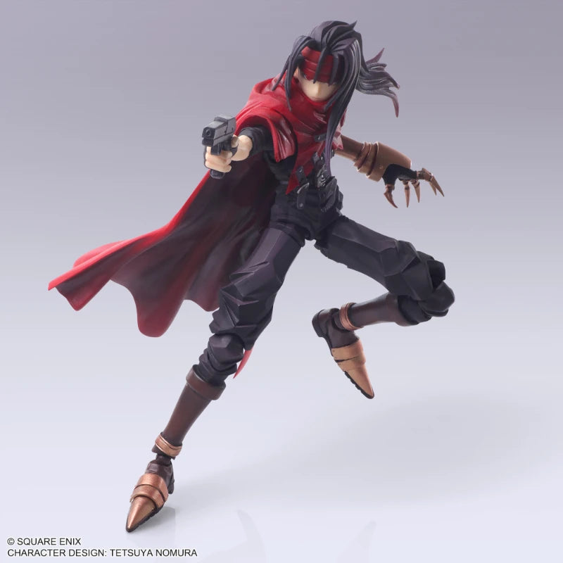 In Stock Square Enix Final Fantasy VII BRING ARTS Vincent Valentine Action Figure Anime Models Toy Doll Gift Hobby Collectible
