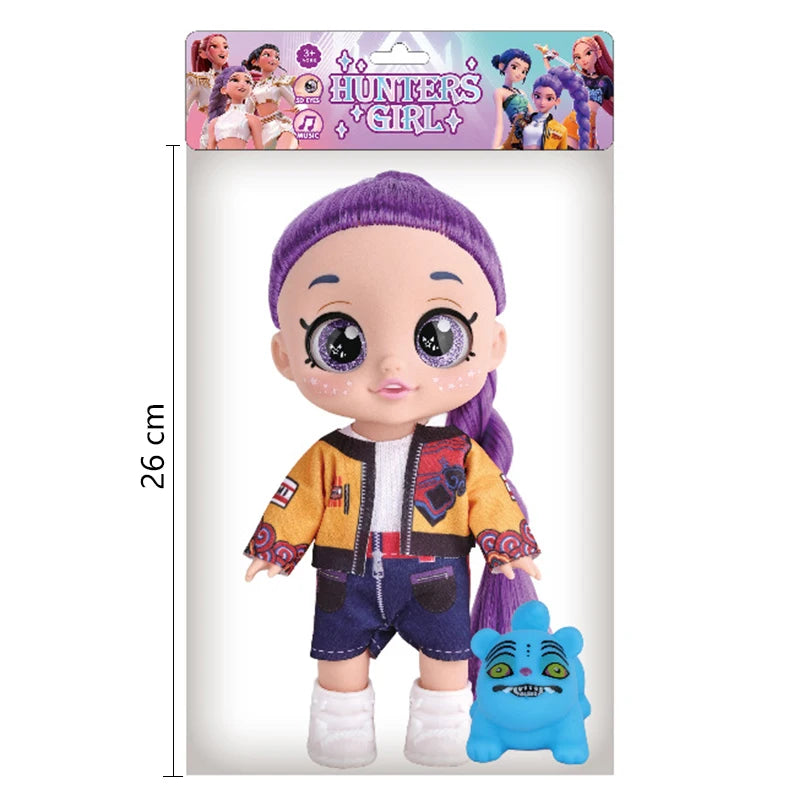 New Cute Kpop Demon Hunters Figure Model Toy Pvc Cartoon Gaming Peripherals Desk Decoration Collection Figures Model Toyfor Kid