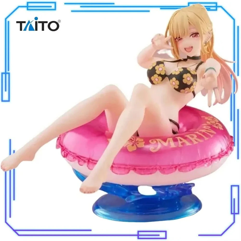 In Stock Taito Original Genuine Sono Bisque Doll Wa Koi O Suru Aqua Float Girls Kitagawa Marin 10cm Model Anime Girl Figures Toy
