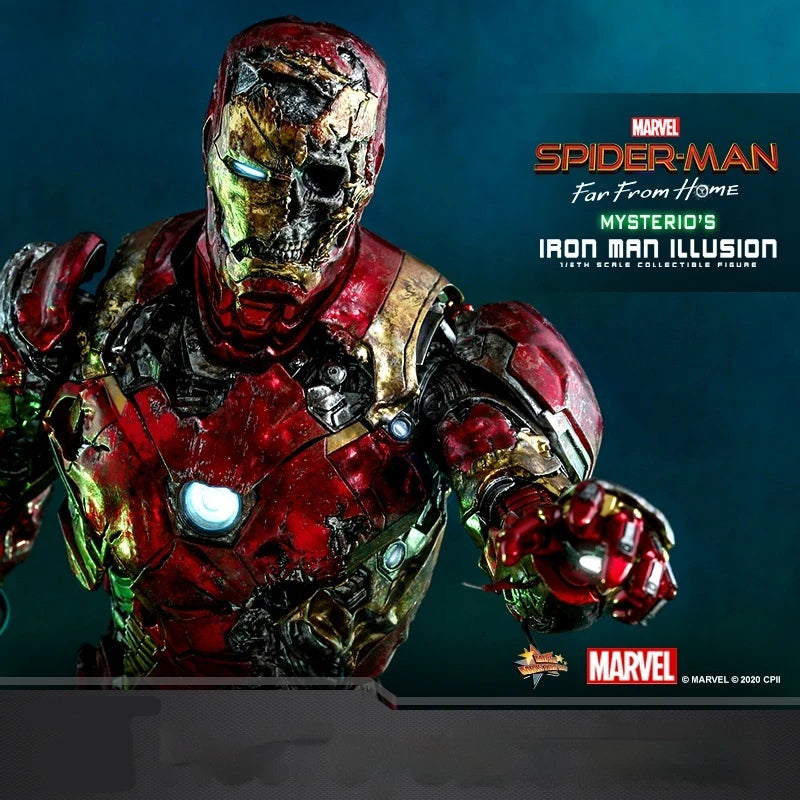 Marvel Spider-Man Mysterious Guest Iron Man Illusion Collectible 1:6 Action Figure Toy Toy Fans Must-Have Item