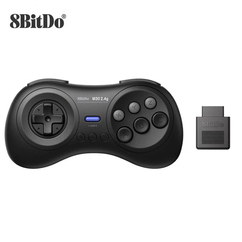 8BitDo M30 2.4G Wireless Gamepad Controller for the Original Sega Genesis and Sega Mega Drive - Sega Genesis