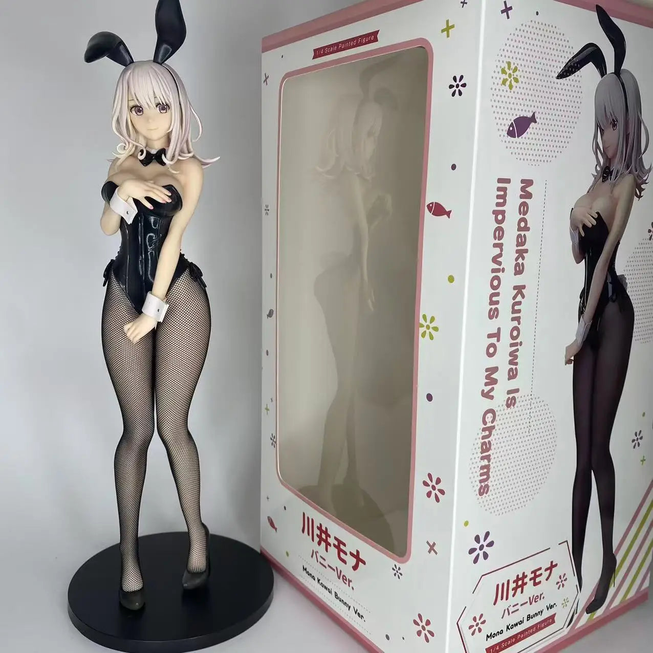 1/4 FREEing B-STYLE Heartstrings Kuroiwa Medaka ni Watashi no Kawaii ga Tsuujinai Mona Kawai Mihiro Sashou Bunny PVC Figure Toy