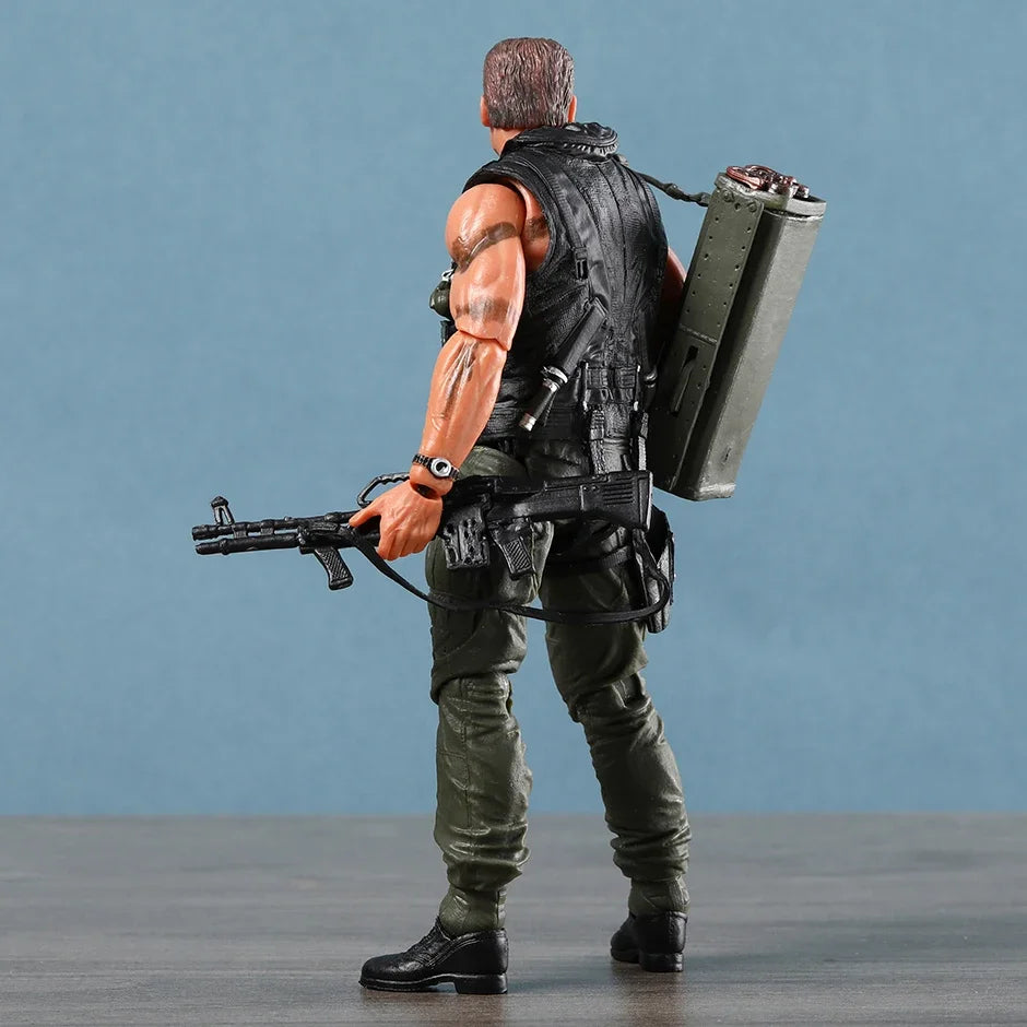 NECA Commando 30th Anniversary John Matrix PVC Action Figure Collectible Model Doll Gift