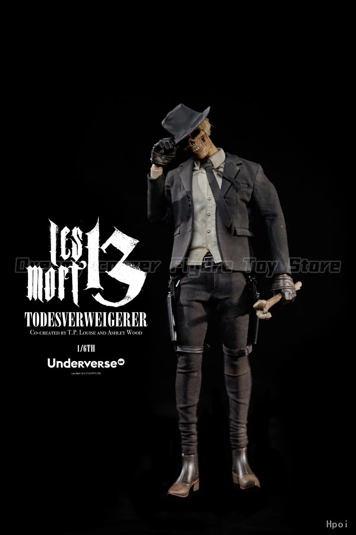 【In Stock】Original Underverse LES MORT 13 1/6 Action Figure Toy Model Gift Collection Ornaments
