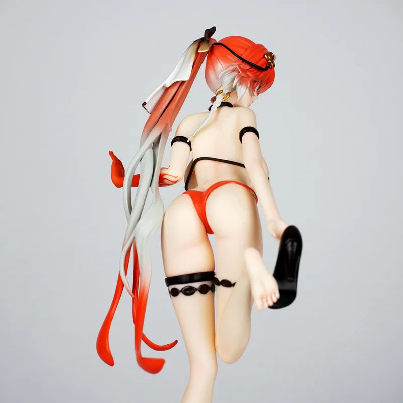 New 27cm Wuthering Waves Changli Tall Swimsuit Sexy Anime Figure Pvc Collectible Statue Boxed Desk Decor Adult Gift For Fans