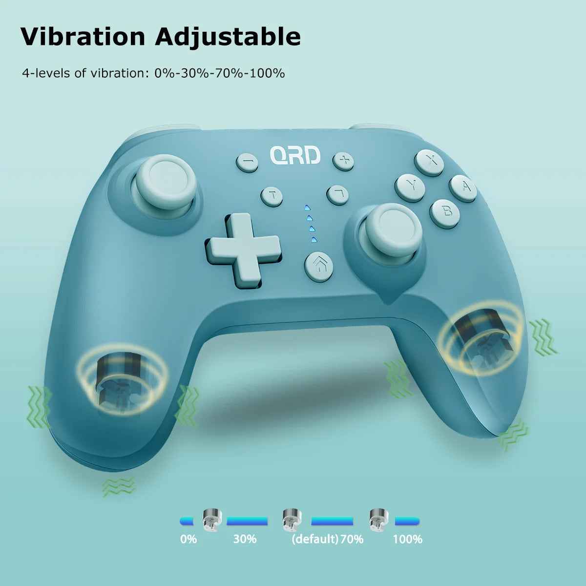 QRD Junior E5 Mini Wireless Controller For Switch/OLED/Lite PC IOS Android Portable Children's Gamepads Spare Joystick Switch 2