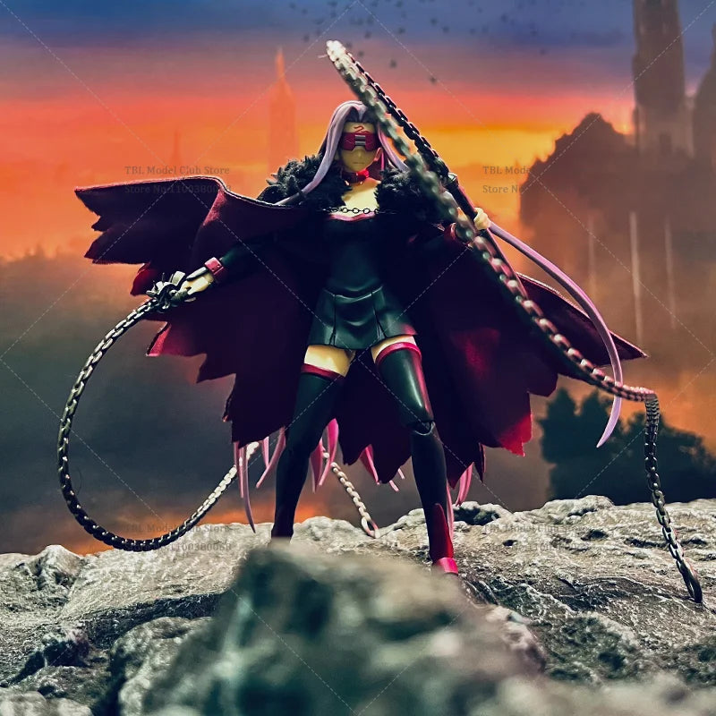 1/12 Scale Female Clothes Cloak Fate The Holy Grail War Medusa Lancer Japanese Anime For figma  6-inch Action Figure Soldier