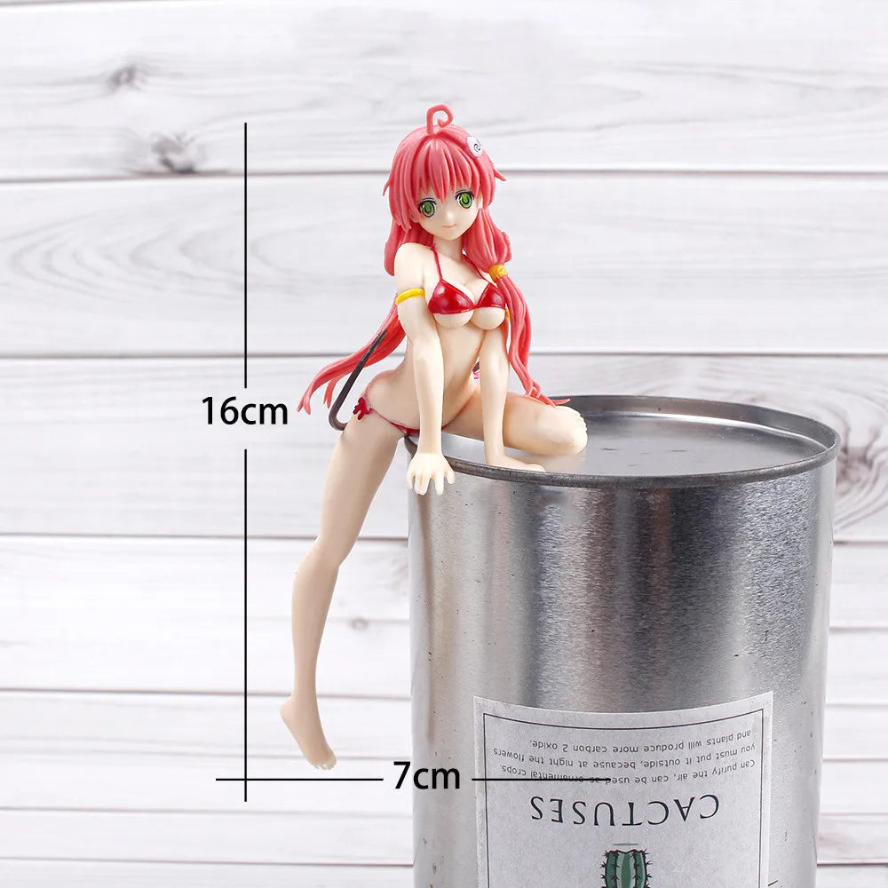 3 Style Sexy Bikini Girl Yuuki Asuna Action Figure Anime Collection Peripherals Doll Cute Model Toys Car Ornaments