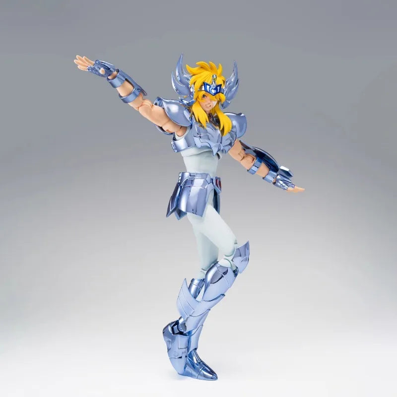 Original in Stock Bandai Saint Seiya EX White Bird Hyoga Final Bronze Garments Anime Character Toy Model Ornaments Collection