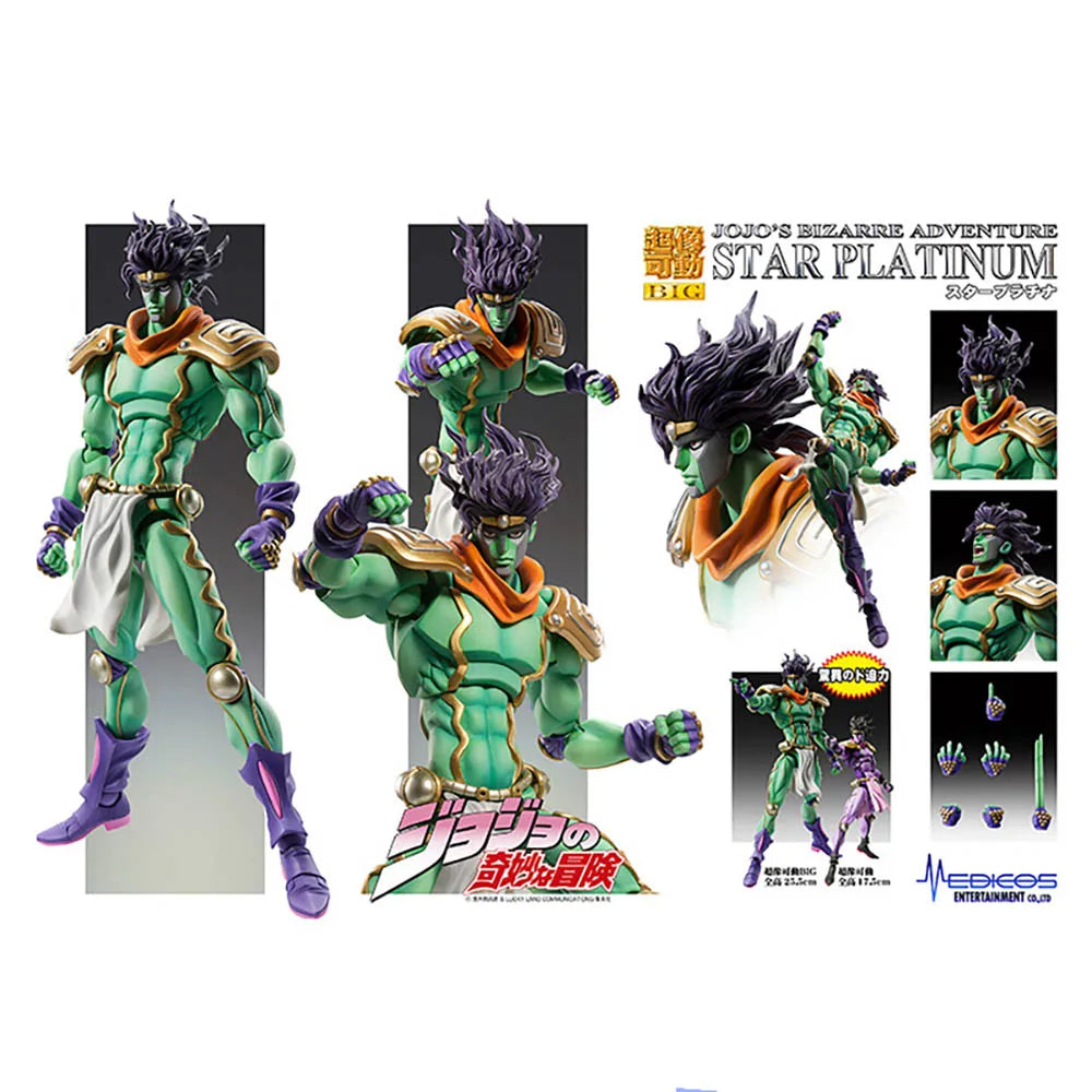 Anime Figures All Types Medicos Original Super Action Statue Jojo's Bizarre Adventure Season 1-8 Anime Model  Action Anime Toys
