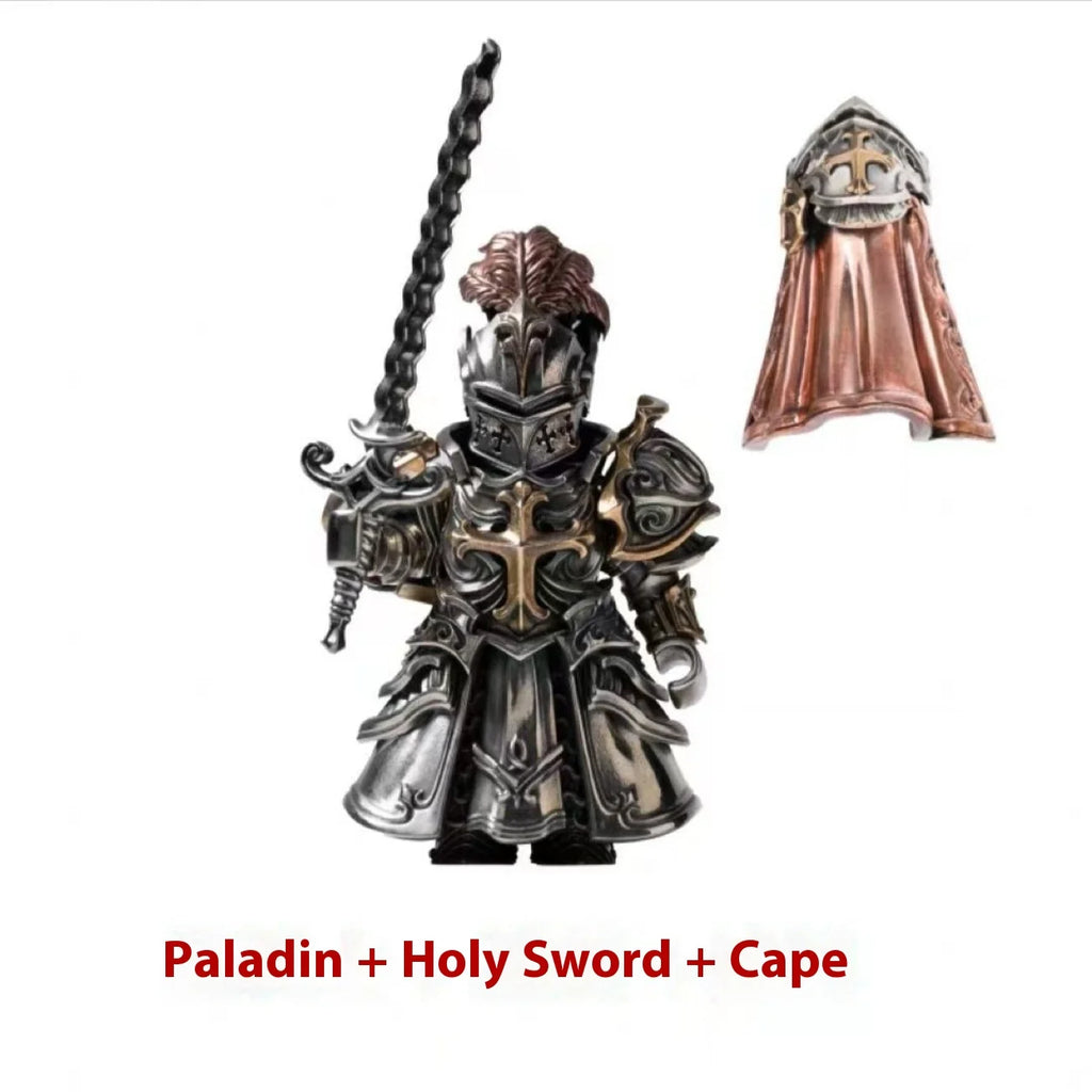 Paladin Metal Toy Figure Model Crusader Magnetic Detachable Desktop High-End Decorative For A Few Days Ornaments Figure Gift