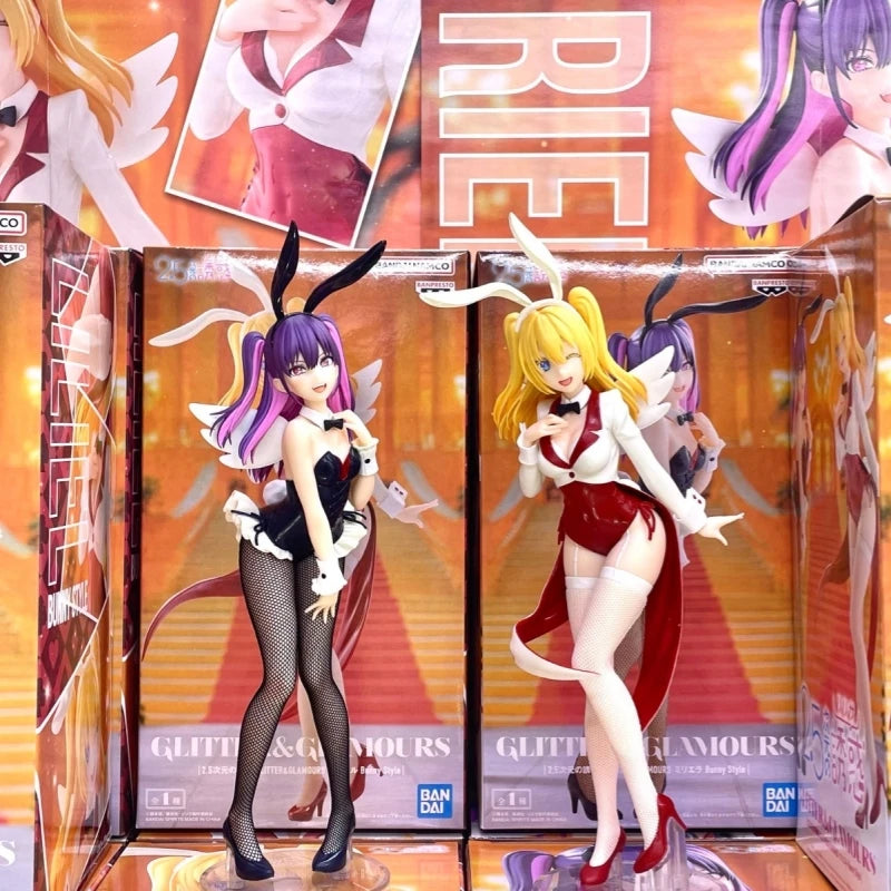 Bandai Banpresto Original Genuine 2.5 Dimensional Seduction Figure Amano Ririsa Liliel Tachibana Mikari Model Toy In Stock