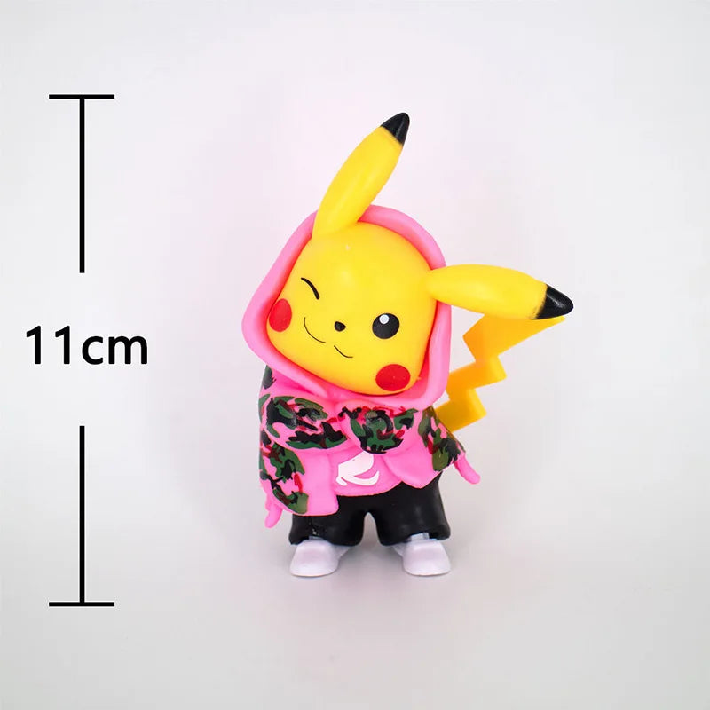 Pokemon Pikachu Psyduck Doll Anime Action Figure Cute Toy Car Desk Q Figural Merchandise Decoration Model Children Birthday Gift