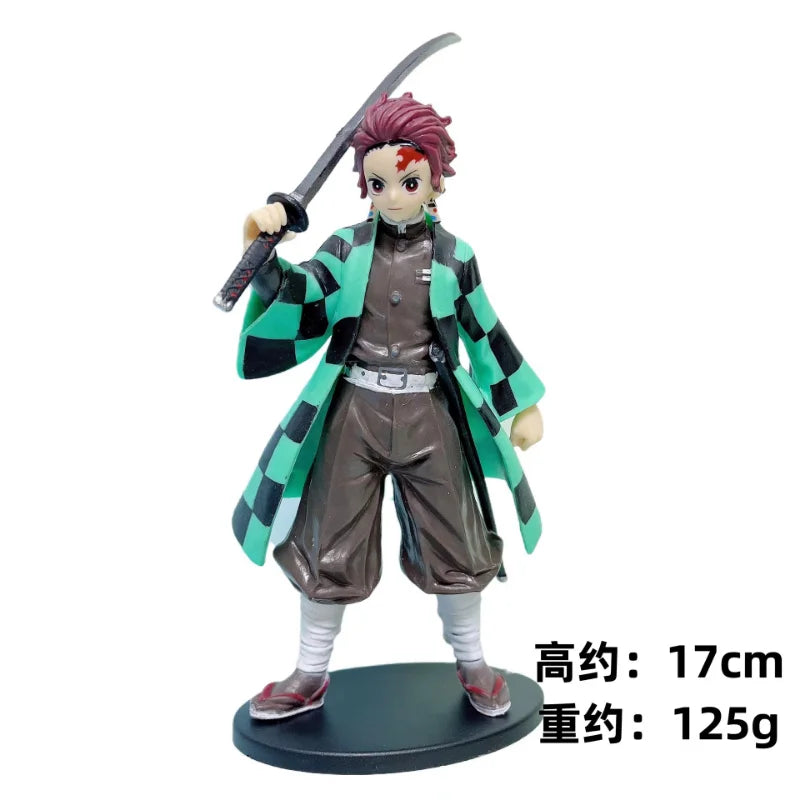 Anime Demon Slayer Kimetsu No Yaiba Sanemi Mitsuri Obanai Muichirou Kyoujurou Tengen PVC Action Figures Model Dolls Toys Gifts