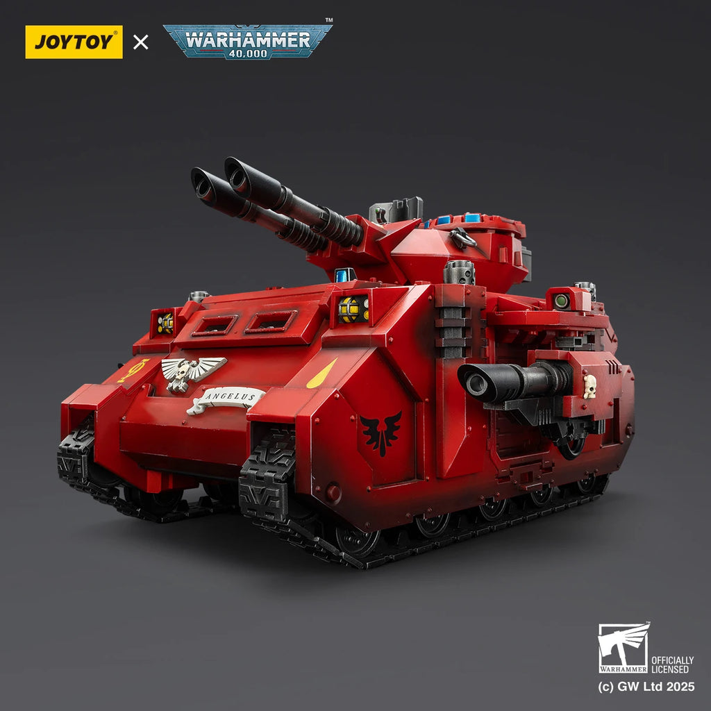 JOYTOY Warhammer 40K Blood Angels Predator Annihilator with Twin Lascannons Action Figure Toys Annihilator Model Fans Collection