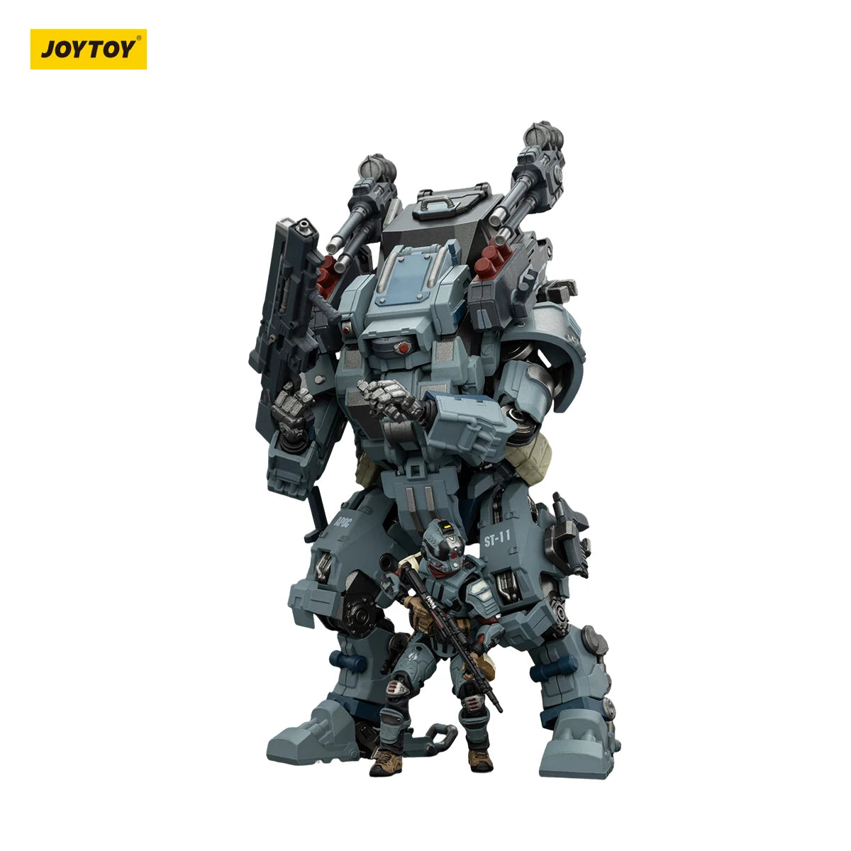 JOYTOY Dark Source 1/25 Action Figures APOC Series Annihilator Falcon Iron Assault Bedrock Sentence Storm Dauntless Mech