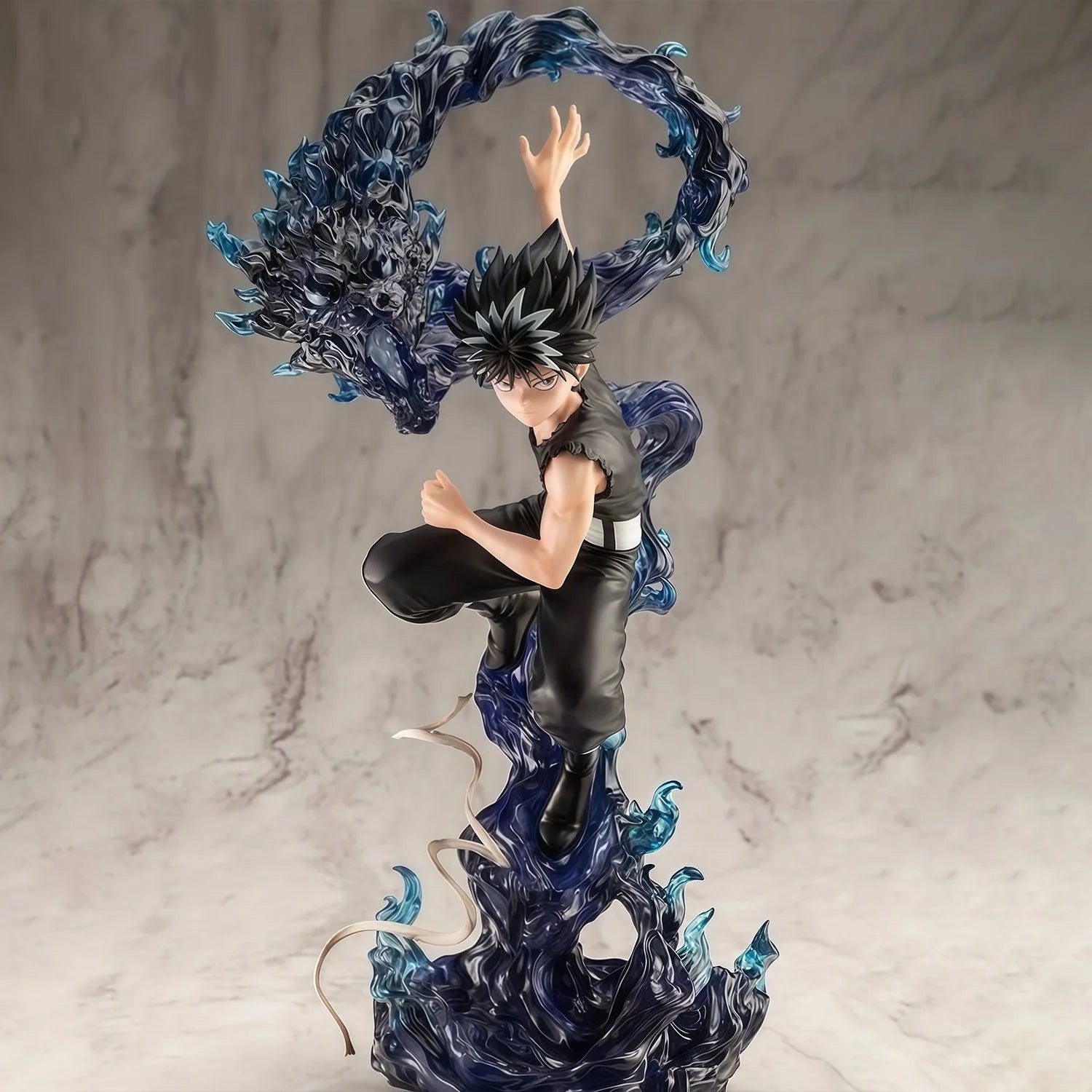 Neue Yuyu Hakusho Figuren Hiei Anime Figur 24cm PVC Statue Sammlerstück Modell Zimmer Dekoration Puppen Jungen Geburtstagsgeschenk