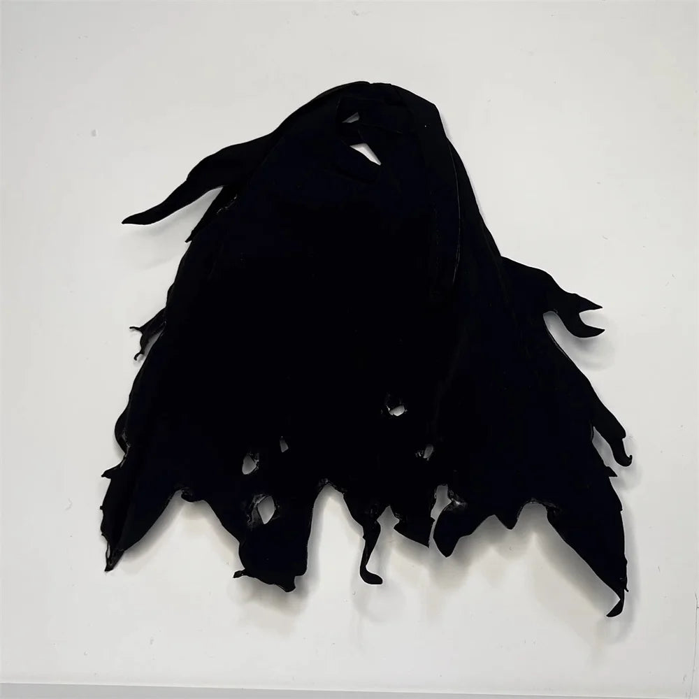 Handmade 1/12 Scale Male Soldier Clothings Black Red Battle Damage Cloak Fit 6" Action Figure Body Model Doll Toys