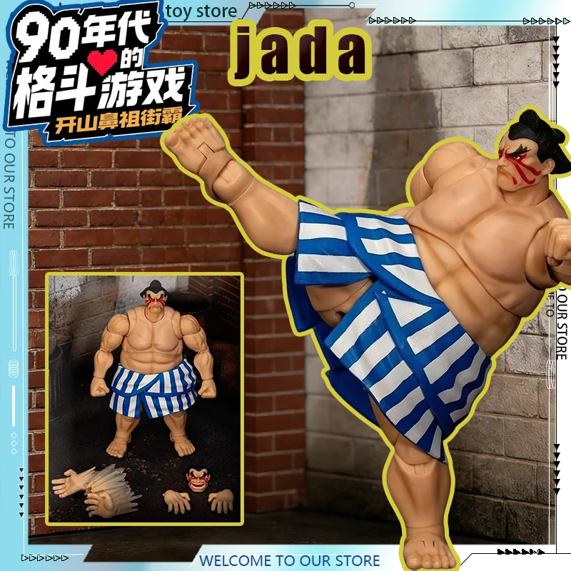In Stock Jada Toys Edmond Honda Sumo Action Figures Street Fighter II 6-Inch Posable Figure Collectible Toy Children Gift