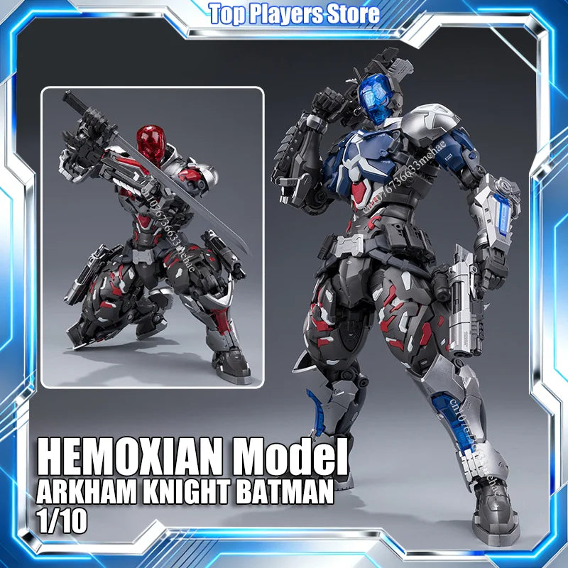 In Stock HEMOXIAN Model BATMAN Action Figure ARKHAM KNIGHT 1/10 Assembly Model Kit DC Toys Red Hood Plastic Mecha Gifts