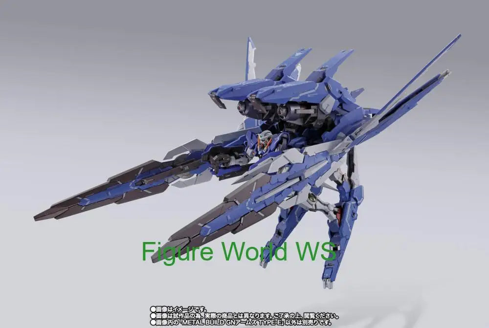 BANDAI Mobile Suit Gundam 00  METAL BUILD GN ARMS TYPE-E GN+GNR-001E GUN-001+GNR-001E GN ARMOR TYPE-E   Authentic  Figure Model