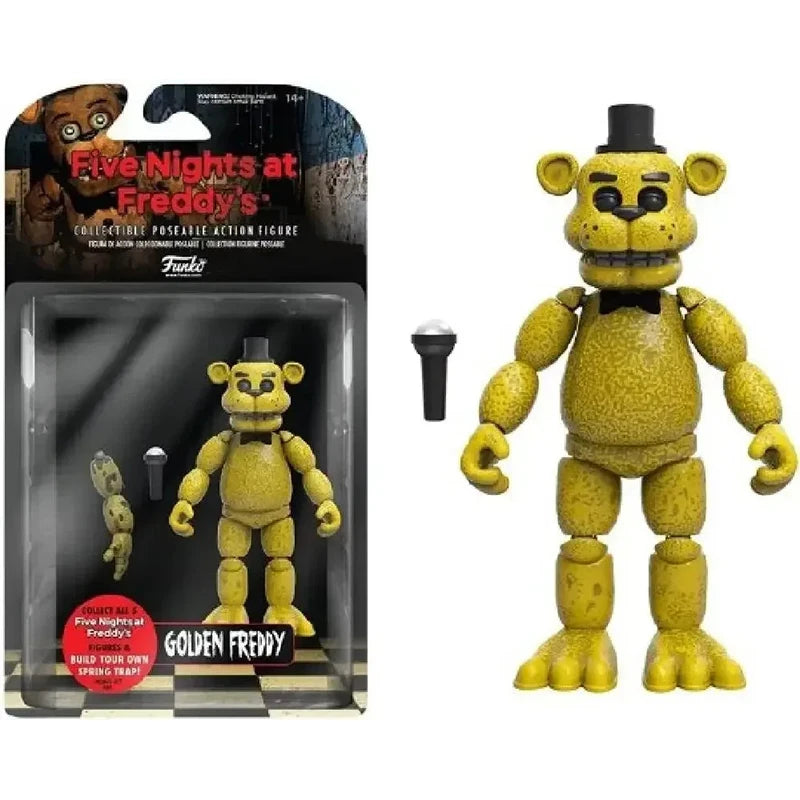 14cm FNAF Figures SUN & MOON Joker Freddy Bonnie Foxy Chica Fazbear Bear Action Figure Movable Figurine Dolls Toys