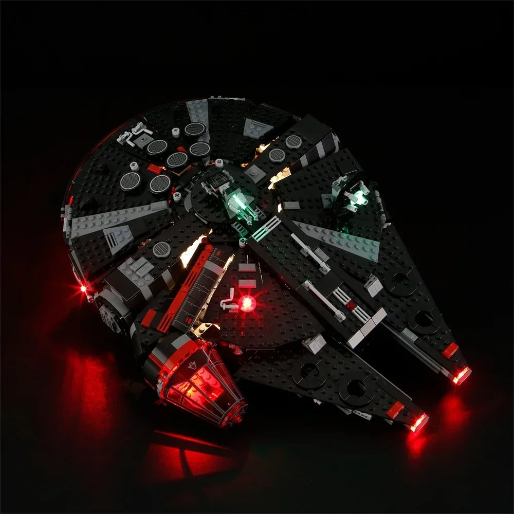 Ship From Italy Lighting Kit For LEGO 75389 Millennium Falcon The Dark Falcon Not Building Block(Only Lighting Set)