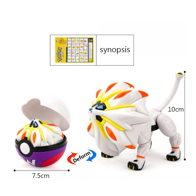 18 стила Pokemon Аниме Деформация Фигурки Pikachu Eevee Mewtwo Greninja Pokeball Фигура Домашни любимци Екшън Модел Играчки Детски Подаръци Играчки