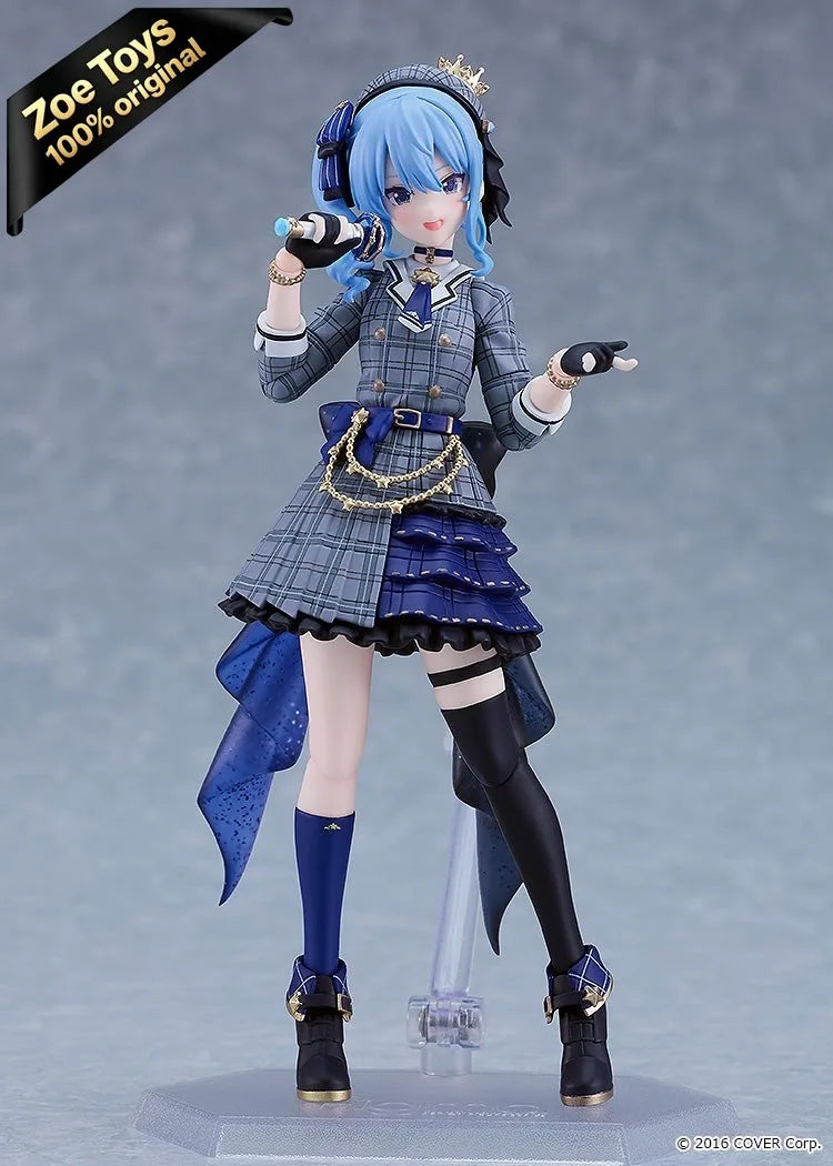 100% Authentic GSC Figma 642 Hoshimachi Suisei Hololive VTuber Action Figure Official Licensed in Stock