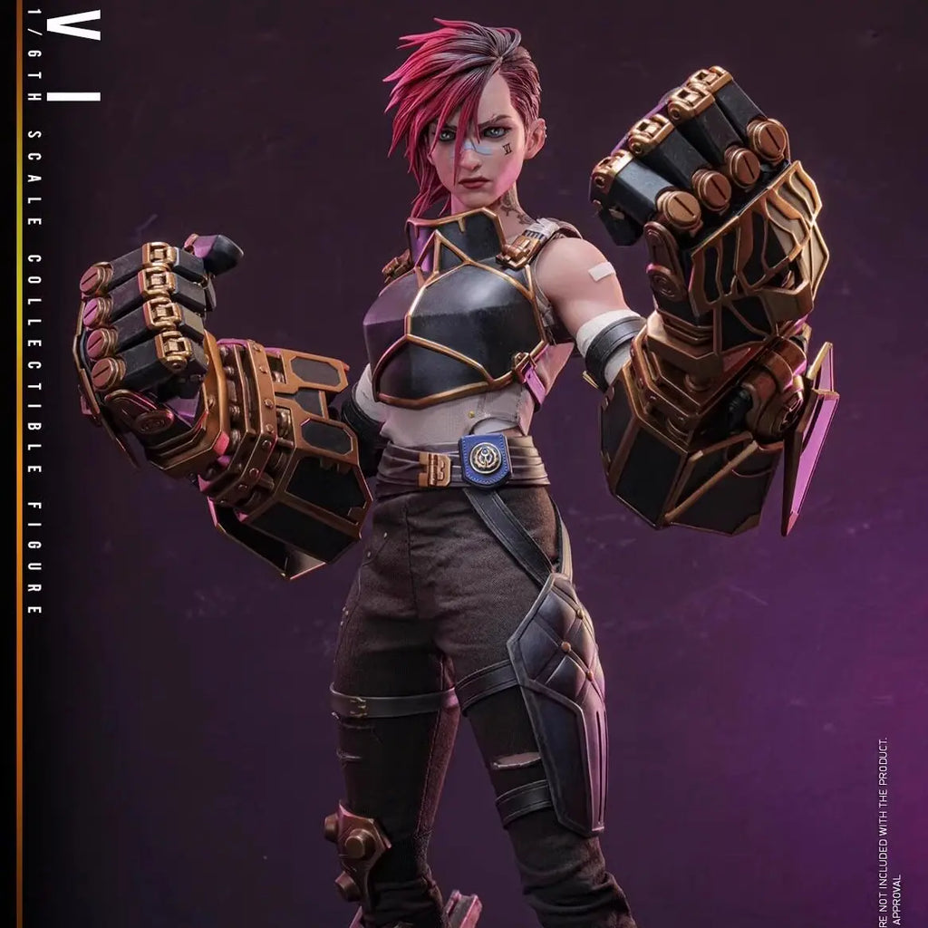 In Stock Hot Toys Arcane Season 2 Vi TMS138 1/6 Scale Action Figure Anime Model Trendy Toys Collectibles
