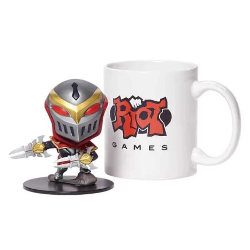 Original LOL League of Legends Herr der Schatten Stream Zed Q Version Anime Bewegliche Puppe Sammlung Ornament Modell Spielzeug Geschenk