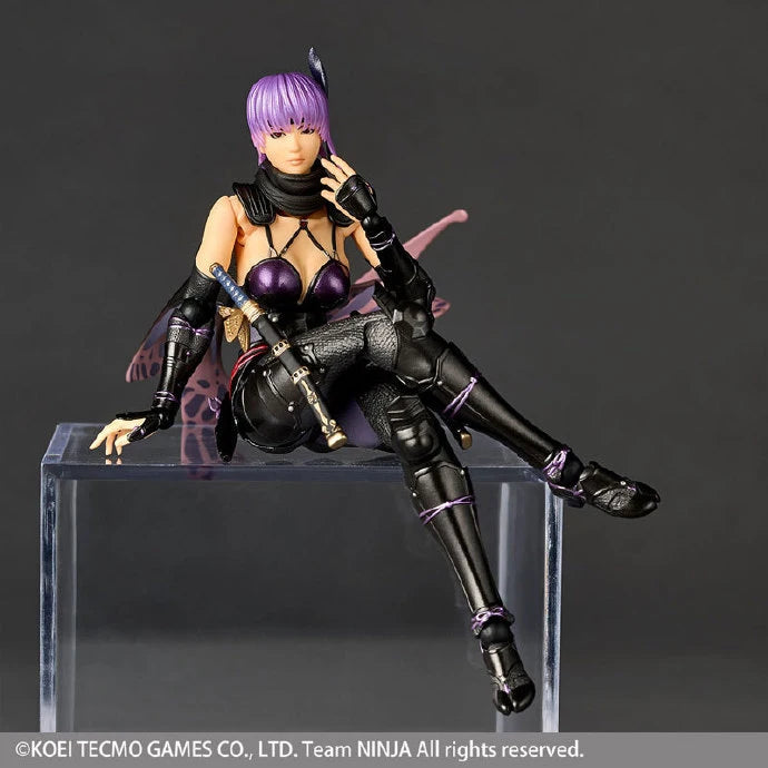 In Stock New Kaiyodo Revoltech Amazing Yamaguchi Ninja Gaiden Anime Figures Ayane Action Figure PVC Collection Model Toys Gifts