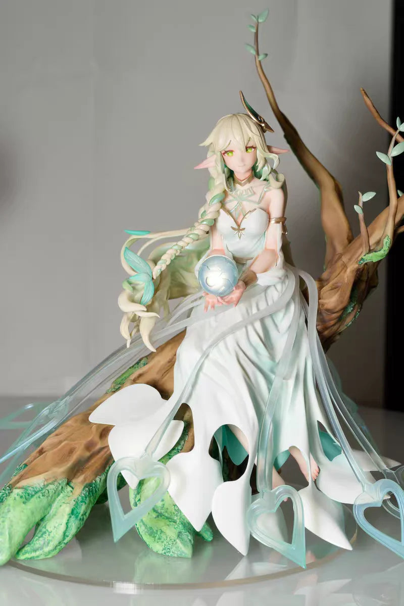 1/7 Anime The Greater Lord Rukkhadevata Genshin Impact Kit kawaii Resin GK DIY White Assembly GK Model Statue Toys doll Collect